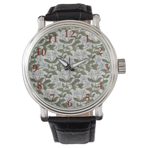 Summer Periwinkle Flower Pretty Elegant Floral Watch