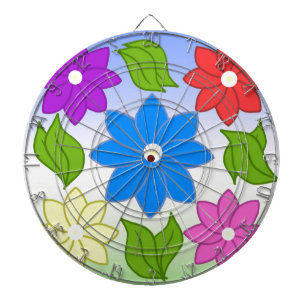 Summer Petals Dartboard