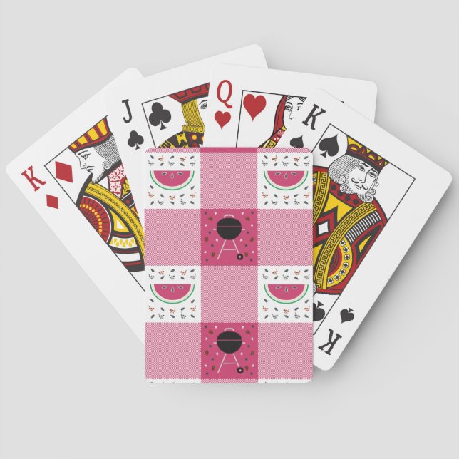Summer Picnic Classic Playing Cards (Back)