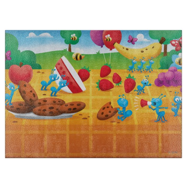 Summer Picnic Cutting Board (Front)