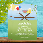 Summer Picnic Family Reunion Invitations<br><div class="desc">Fresh and breezy summer picnic - save the date family reunion invitations! If you require any assistance with customizing this invitation please feel free to contact me at carlarolfe@gmail.com and I will be happy to help you with the product.</div>