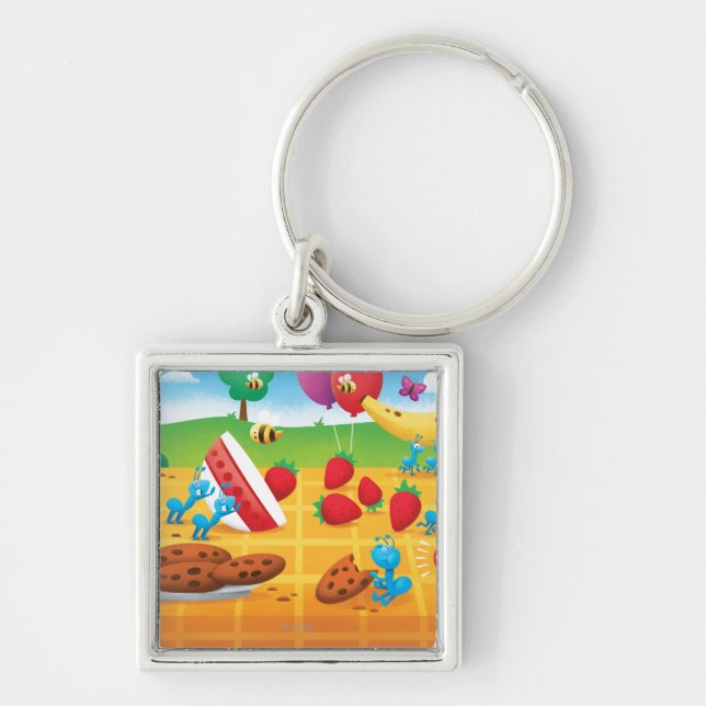 Summer Picnic Keychain (Front)