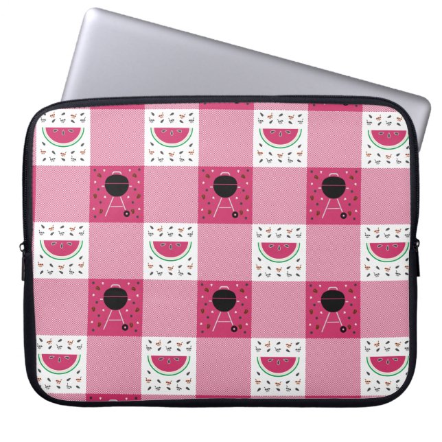 Summer Picnic Laptop Sleeve (Front)