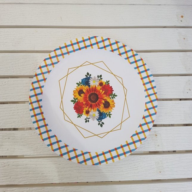 Summer Picnic Party Paper Plate (Creator Uploaded)