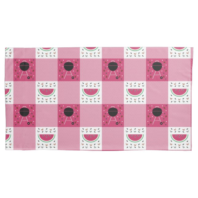 Summer Picnic Pillowcase (Front)