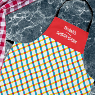 Summer Picnic Plaid Apron