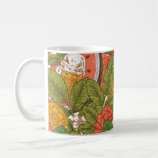 Summer Picnic Watermelon Ice Cream Coffee Mug