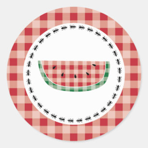 {Summer Picnic} Watermelon Stickers - Red