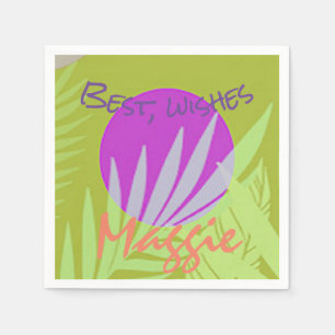 Summer Picnics, Vacation and Birthdays  Napkin