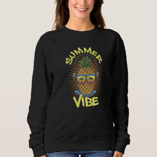 Summer Pineapple Headphone Vibe Women Men Sweatshirt