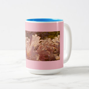 Summer Pink Lilly Two-Tone Coffee Mug