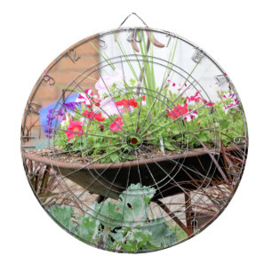 Summer planter dartboard