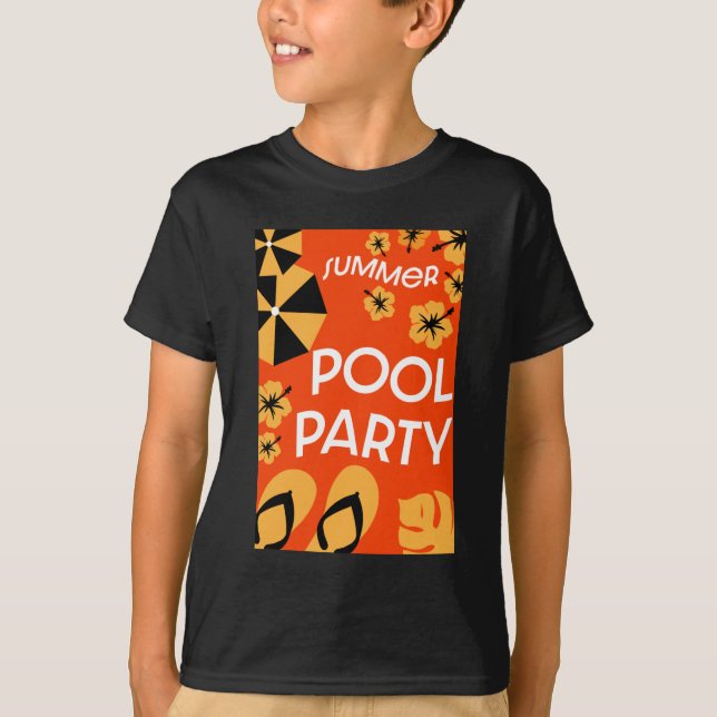 Summer Pool Parties T-Shirt (Front)