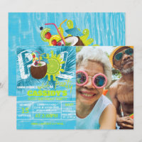 Summer Pool Party Birthday coconut PHOTO