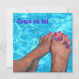 Summer Pool Party Invitation