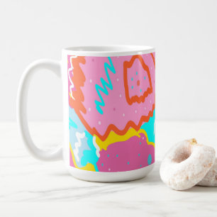 Summer Poolside Vibes Abstract Art Coffee Mug
