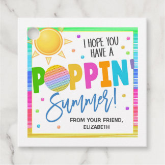 Summer Pop It Gift Tags