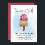 Summer Pop Over & Chill Popsicle Party Birthday Invitation<br><div class="desc">// Can be customized to suit your needs. Designed by Gorjo Designs via Zazzle. // Need help customizing your design? Got other ideas? Feel free to contact me (Zoe) directly via the contact button below.</div>