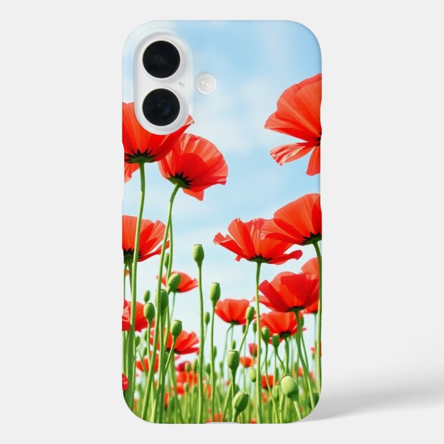 Summer Poppies Case-Mate iPhone Case (Back)