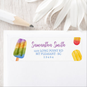 Summer Popsicle Livres pour Baby shower