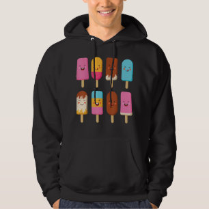 Summer Popsicles Creamsicles Ice Cream Bars With C Hoodie