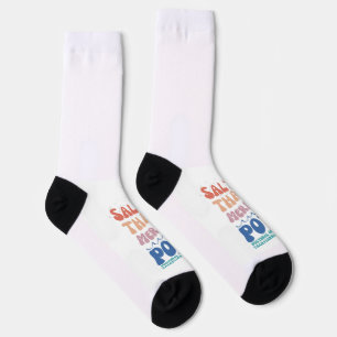 Summer Print Crew Socks