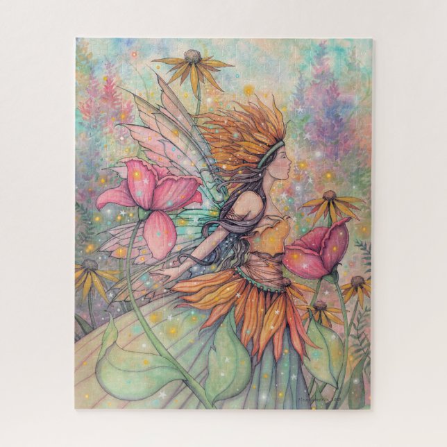 Summer Queen Fairy Fantasy Art Jigsaw Puzzle (Vertical)