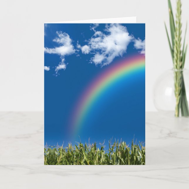 Summer Rainbow Greeting Card (Front)