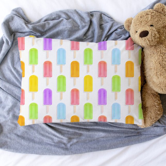 Summer Rainbow Popsicles Pattern Pillowcase (Popsicle Pattern Pillowcase)