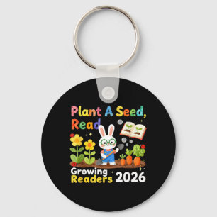 Summer Reading 2026 Plant A Seed Read Growing Keychain