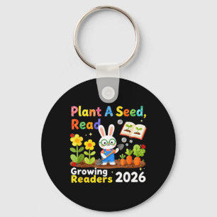 Summer Reading 2026 Plant A Seed Read Growing Keychain
