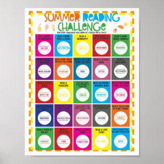 Summer Reading Challenge Scratcher (Version 1) Poster