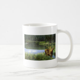 Summer reflections, Moose Coffee Mug