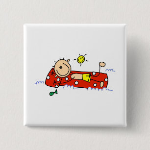 Summer Relaxation 2 Inch Square Button
