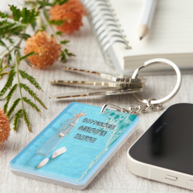 Summer Resorts Near Me Keychain (Front Right)