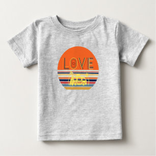 Summer Retro Striped Women's & Kids Clothing Baby T-Shirt