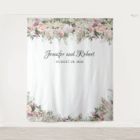 Summer Rose Garden Floral Photo Backdrop