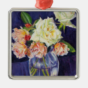 Summer Roses 2007 Metal Ornament