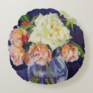 Summer Roses 2007 Round Pillow