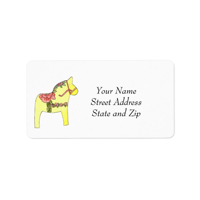 Summer Roses Address Label (Front)