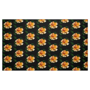 Summer roses fabric