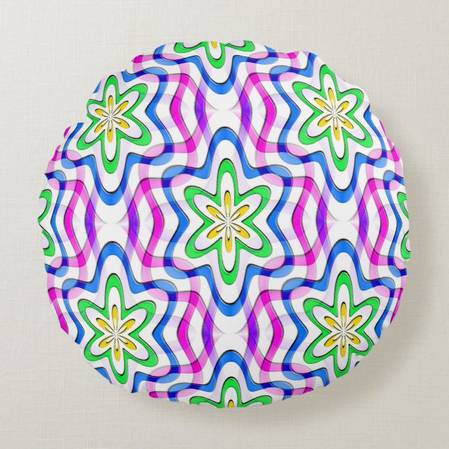 Summer..... Round Pillow (Front)