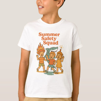 Summer Safety Squad Funny T-Shirt