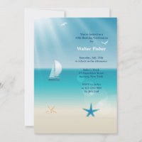 Summer Sailing Invitation