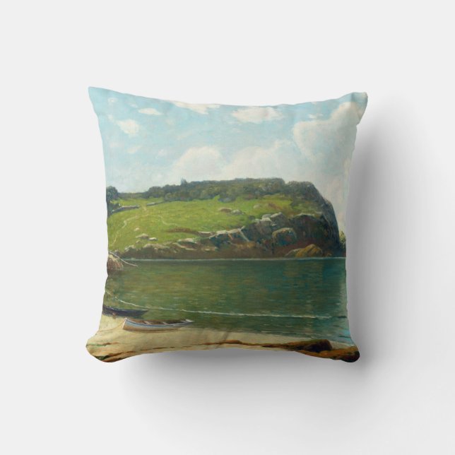 Summer Sailing Throw Pillow (Front)