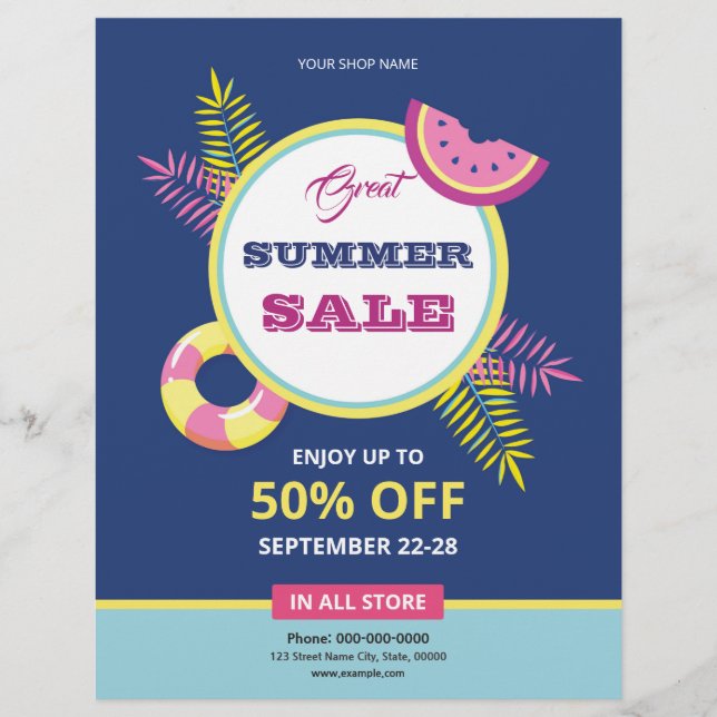 Summer Sale Flyer (Front)