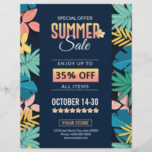 Summer Sale Flyer