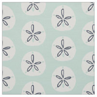Summer Sand Dollar Cotton Twill Fabric