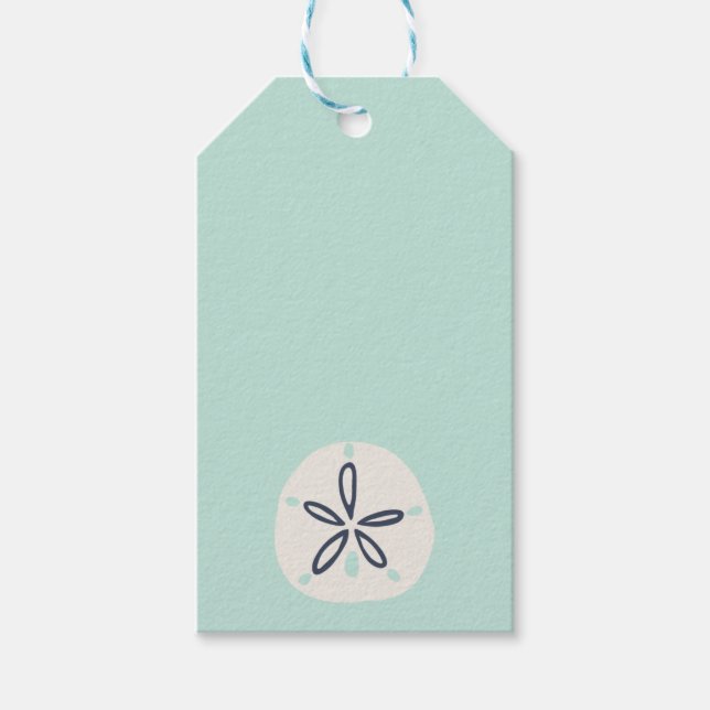 Summer Sand Dollar Gift Tag (Front)