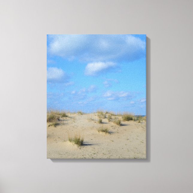 Summer Sand Dunes Canvas Print (Front)